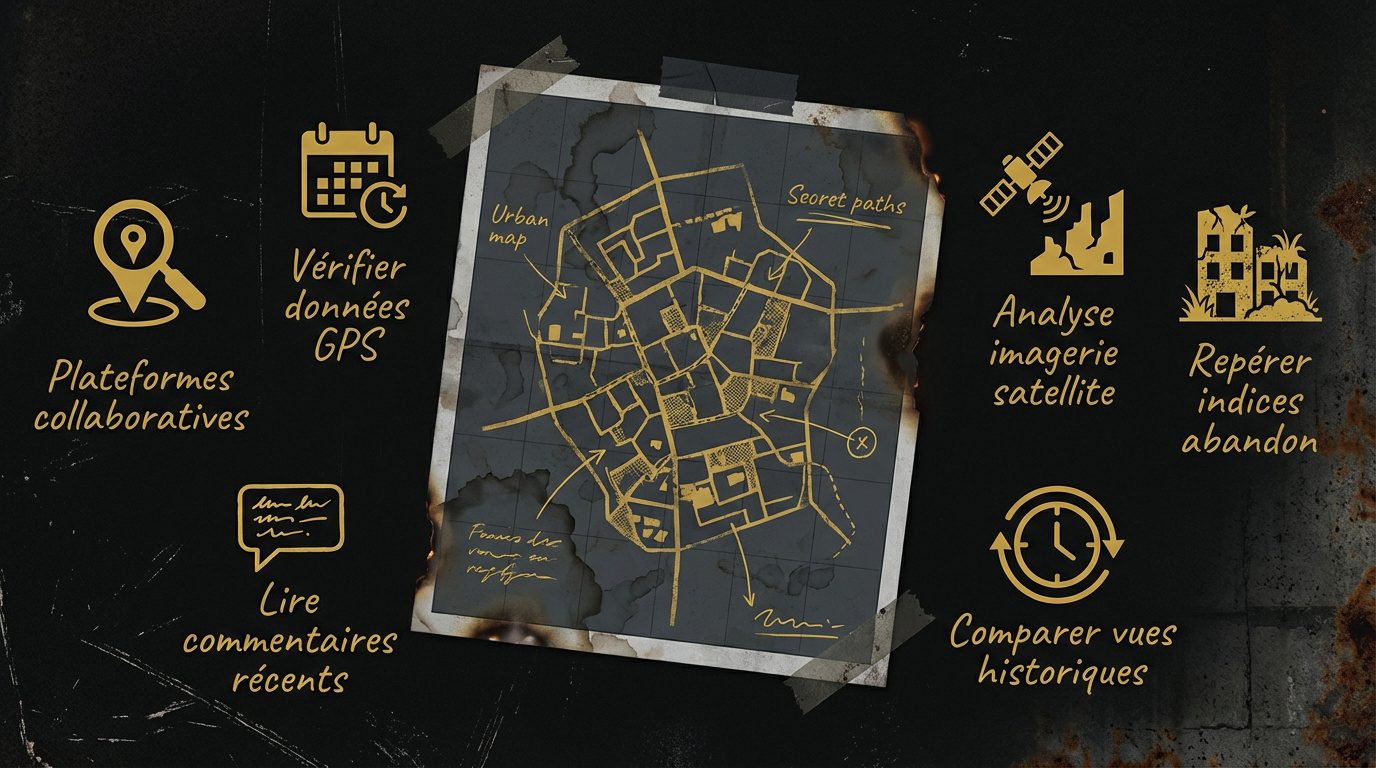 Analyse satellite pour l'urbex