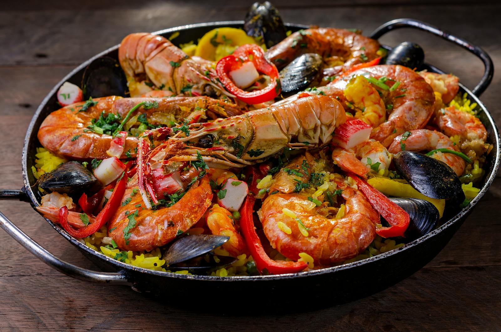 Paella aux fruits de mer, gastronomie espagnole