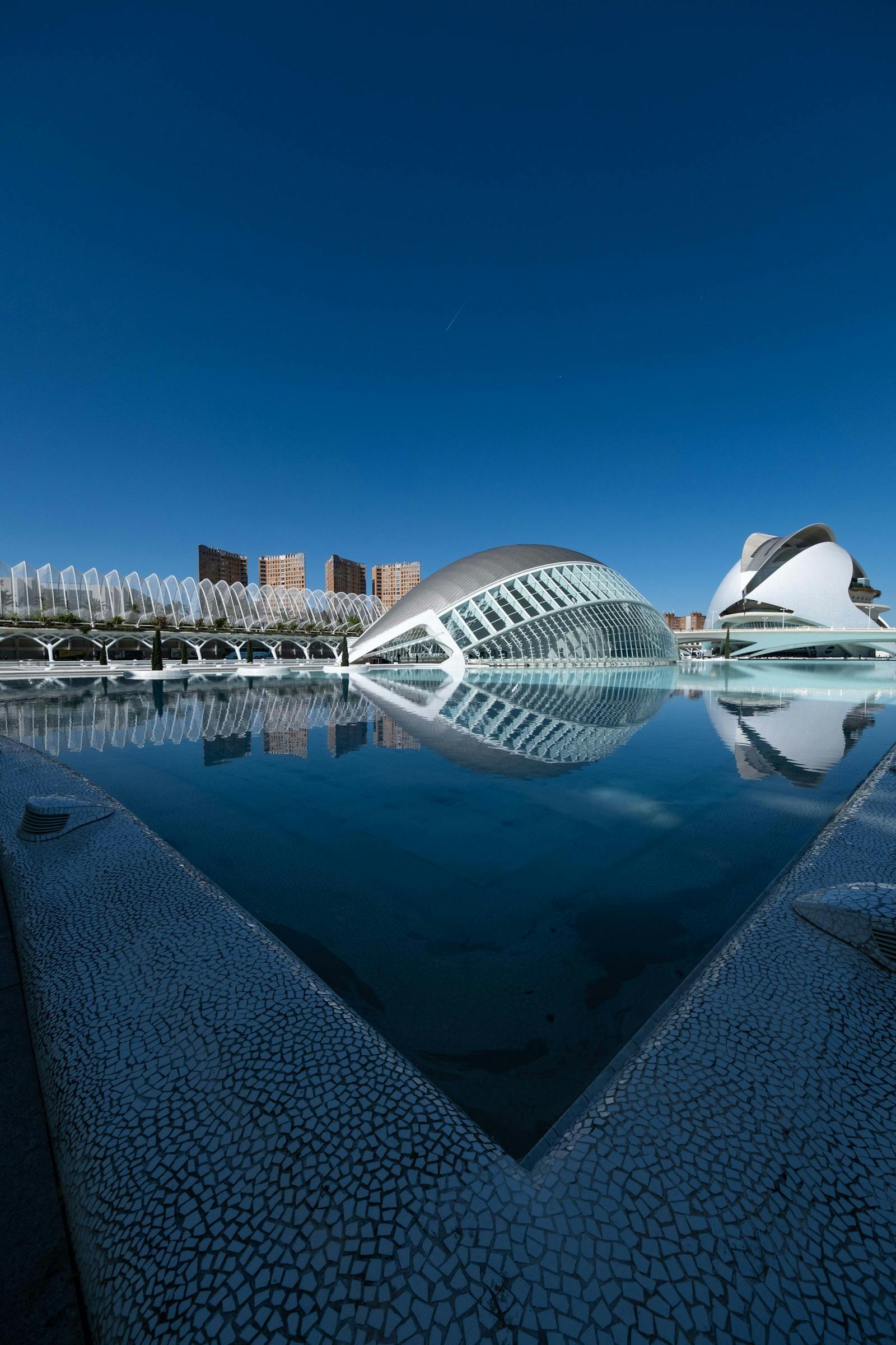 La Cité des Arts et des Sciences de Valence, architecture Calatrava